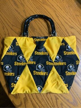 Handmade Pittsburgh Steelers handbag.
